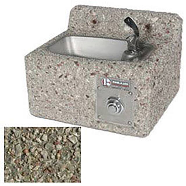 DFWM-12-GRAY LIMESTONE WALL-MOUNT OUTDOOR DRI