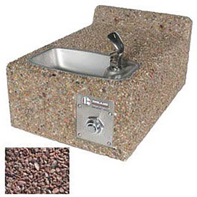DFWM-19-FR-RED ADA CONCRETE OUTDOOR WALL-MOUNT,