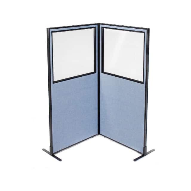 695023BL 36-1/4"W X 72"H FREESTANDING 2-P