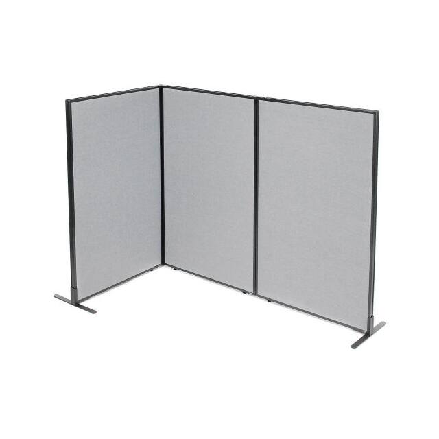 695050GY 36-1/4"W X 60"H FREESTANDING 3-P