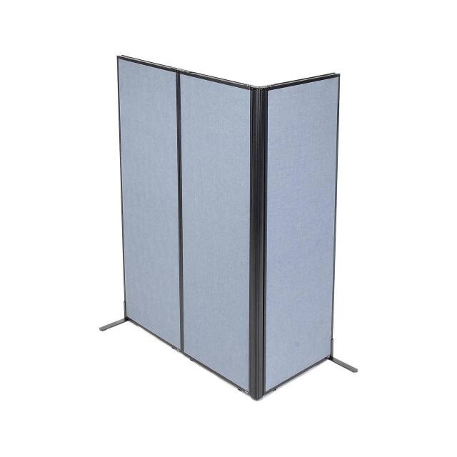 695095BL 24-1/4"W X 72"H FREESTANDING 3-P