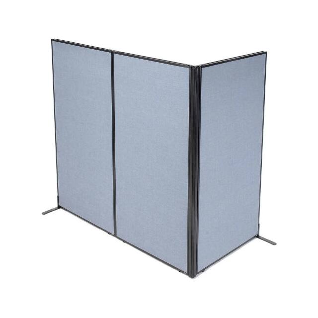 695051BL 36-1/4"W X 72"H FREESTANDING 3-P