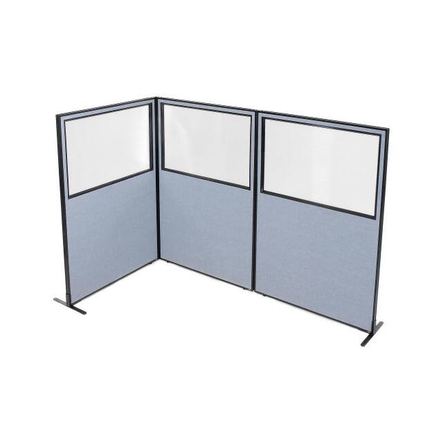 695048BL 48-1/4"W X 72"H FREESTANDING 3-P