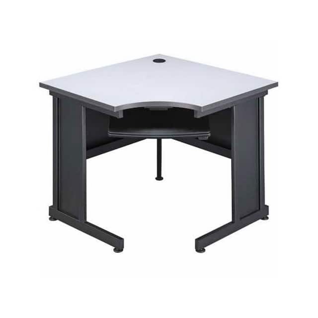 240267GY LAMINATE TOP CORNER DESK, 36"W,