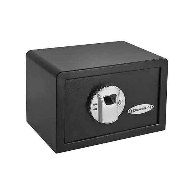 AX11620 COMPACT BIOMETRIC PISTOL SAFE, 1