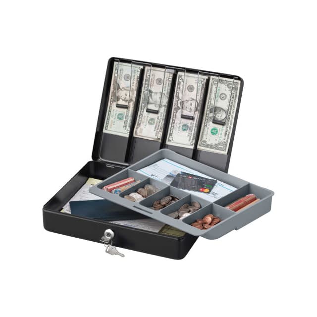 DCB1 DELUXE CASH BOX, KEY LOCK, 11-13