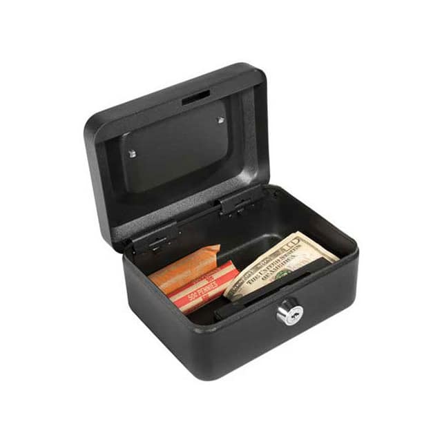 CB11828 CASH BOX W/KEYED LOCK 6"X4-1/2"X