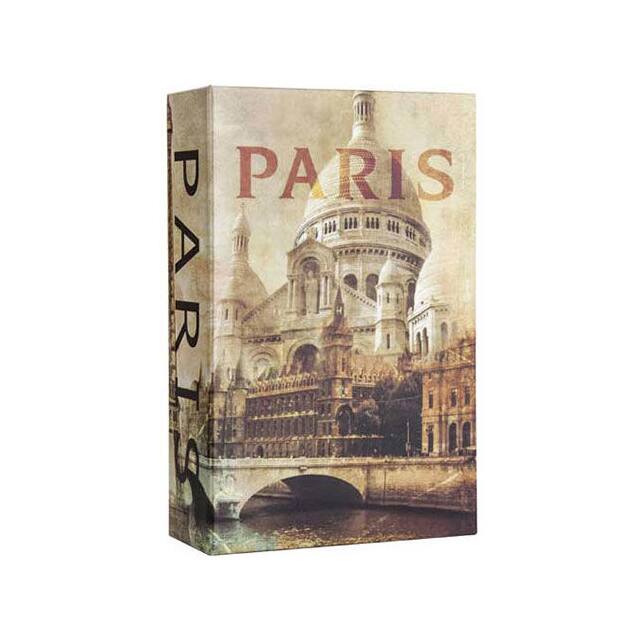 CB12362 PARIS BOOK LOCK BOX W/COMBINATIO
