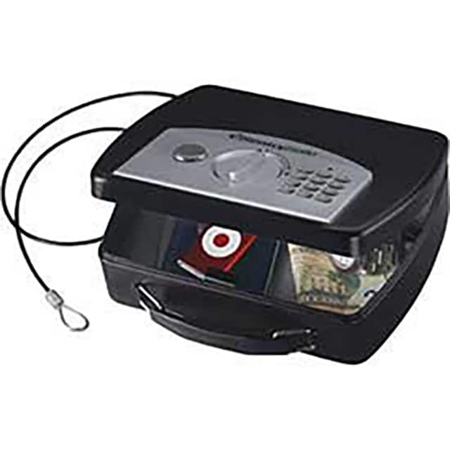 P008EBLK COMPACT PORTABLE SECURITY BOX SA