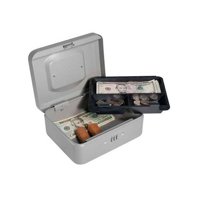 CB11784 CASH BOX W/COMBINATION LOCK 8"X6