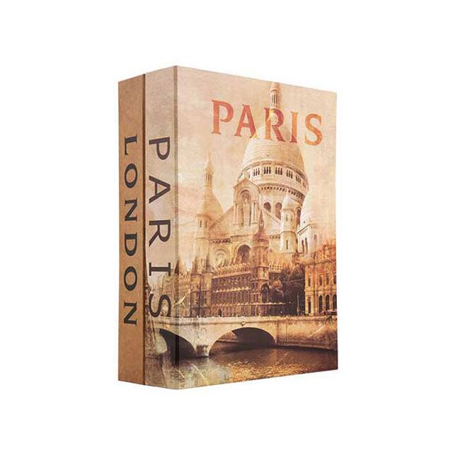 CB12470 PARIS & LONDON DUAL BOOK LOCK BO