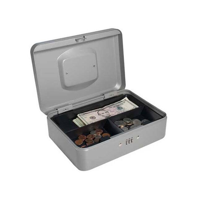 CB11786 CASH BOX W/COMBINATION LOCK 10"X