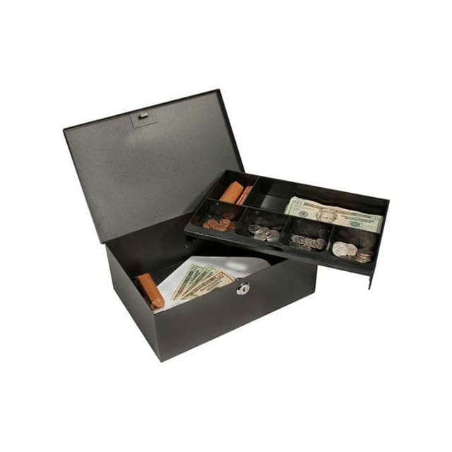 CB11792 CASH BOX W/TRAY W/KEYED LOCK 11-