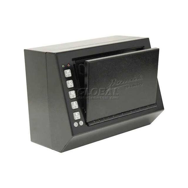 B482007 ELECTRONIC LOCK PISTOL BOX, BLAC
