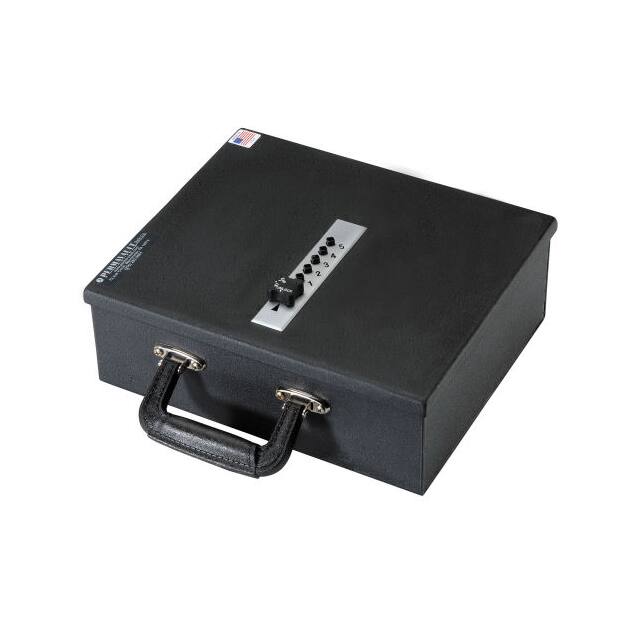 B2115701 PISTOL BOX, PUSH BUTTON LOCK, 12
