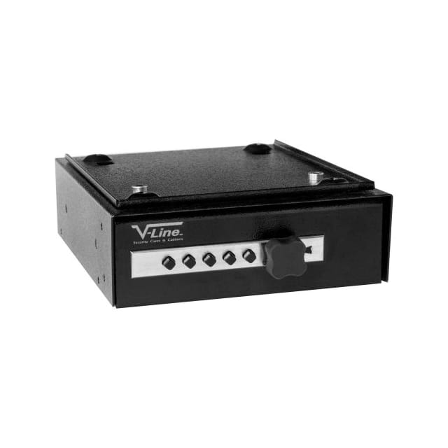 2597-S BLK DESK MATE PISTOL SAFE, 1 GUN CAP