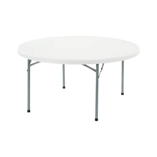 INT-BT60R-21 FOLDING ROUND PLASTIC TABLE, 60"