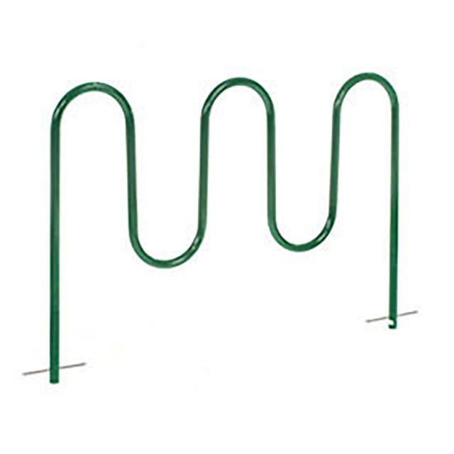 652778GGN WAVE BIKE RACK, BELOW GROUND MOU