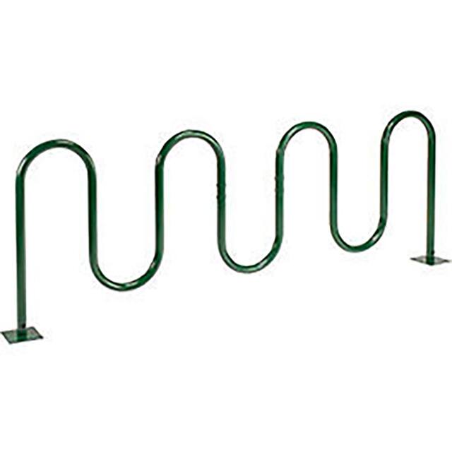 652779MGN 94"L WAVE BIKE RACK, FLANGE MOUN