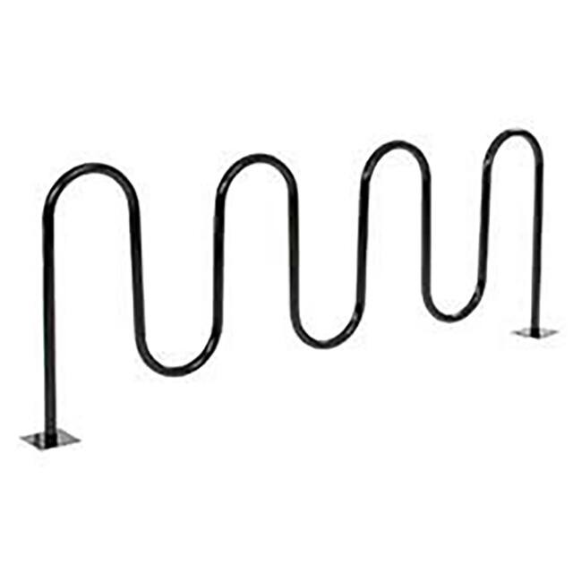 652779M WAVE BIKE RACK, FLANGE MOUNT, 9-