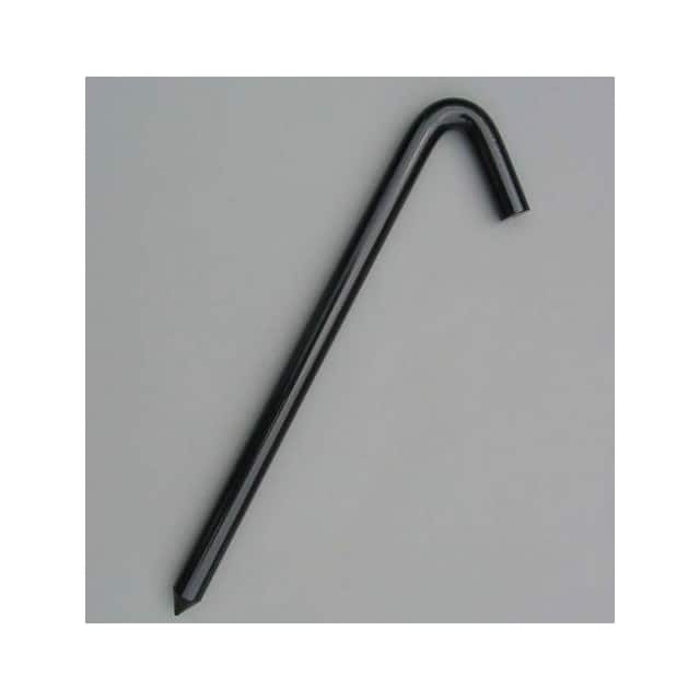 62512BBK HOOK STAKE, 12"L, BLACK