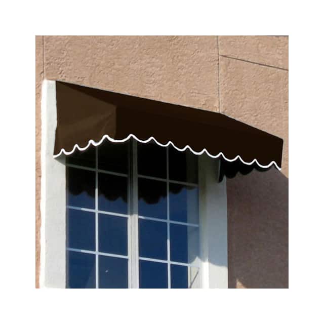 EF24-3BRN AWNING 3-3/8'WX2'HX4'D