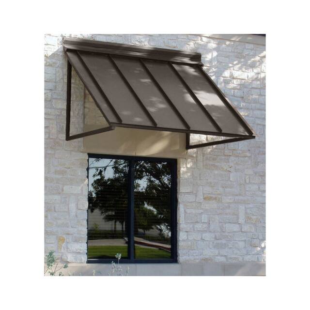 H23-5BRZ SEAM SLOPE AWNING 5' 8"WX3'DX2'H