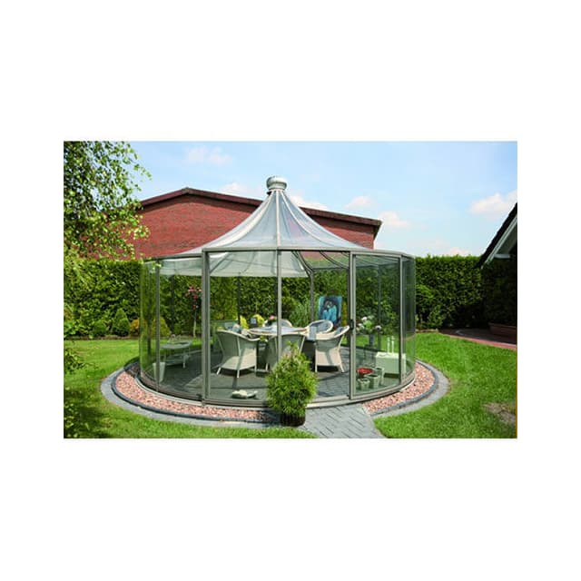 RONDO grey RONDO PAVILION, ALUMINUM FRAME &