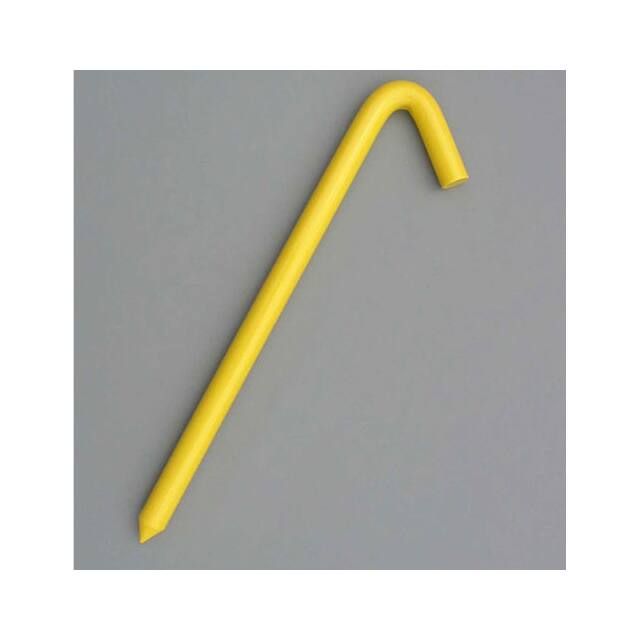 62512BYL HOOK STAKE, 12"L, YELLOW