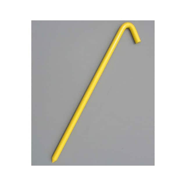62518BYL HOOK STAKE, 18"L, YELLOW