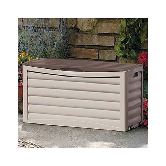B251079 DECK BOX WITH ROLLERS, 63 GALLON