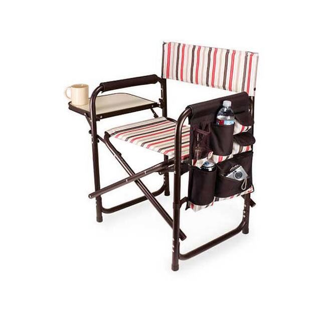 B977208 SPORTS CHAIR, MOKA, 19"W X 4.25"