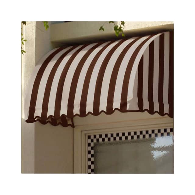 CS33-6BRNT AWNING 6' 4-1/2"WX3'DX3' 8"H