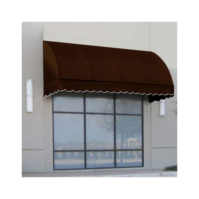 CS33-6BRN AWNING 6' 4-1/2"WX3'DX3' 8"H