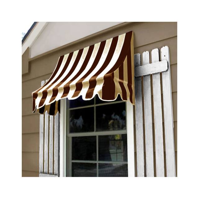 NT44-5BRNT AWNING 5-3/8'WX4-11/16'HX4'D