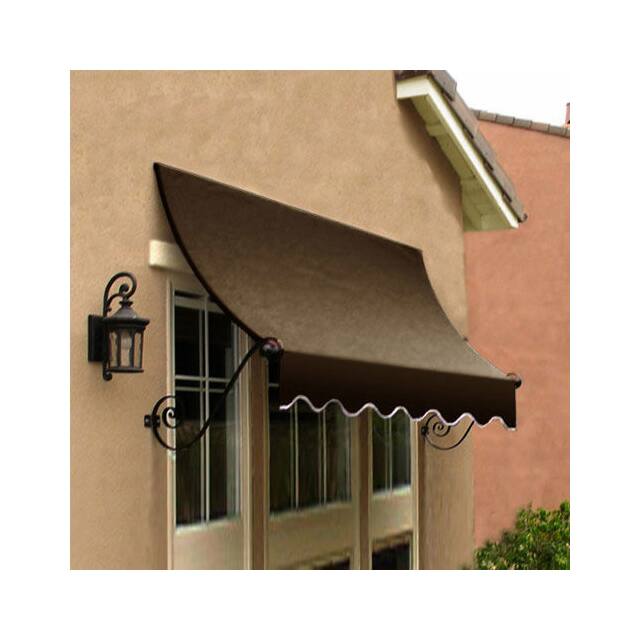 CH43-5BRN AWNING 5-3/8'WX4-11/16'HX3'D
