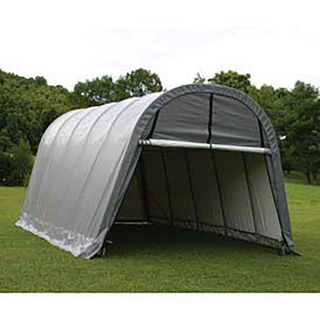 72332 ROUND STYLE SHELTER, 12X24X8, GR