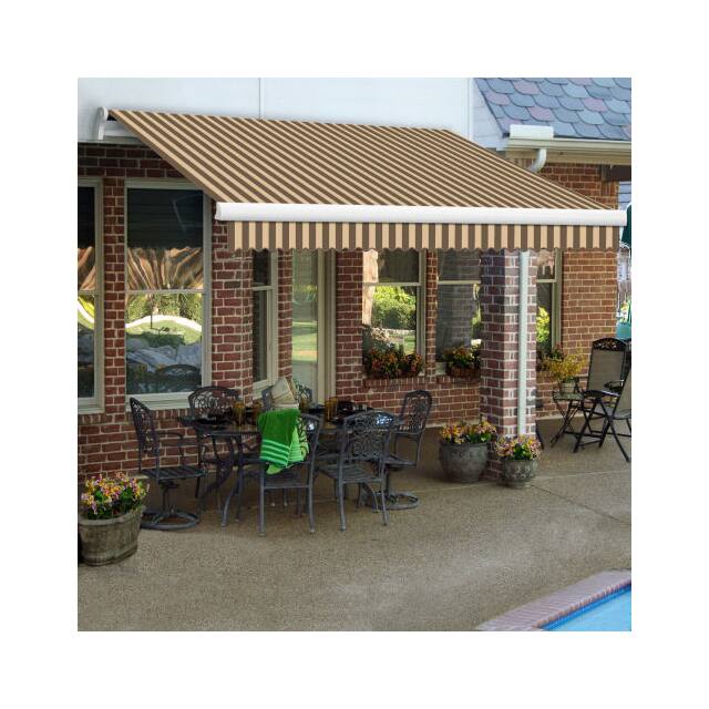 MM14-16-BRNT RETRACTABLE AWNING, MANUAL