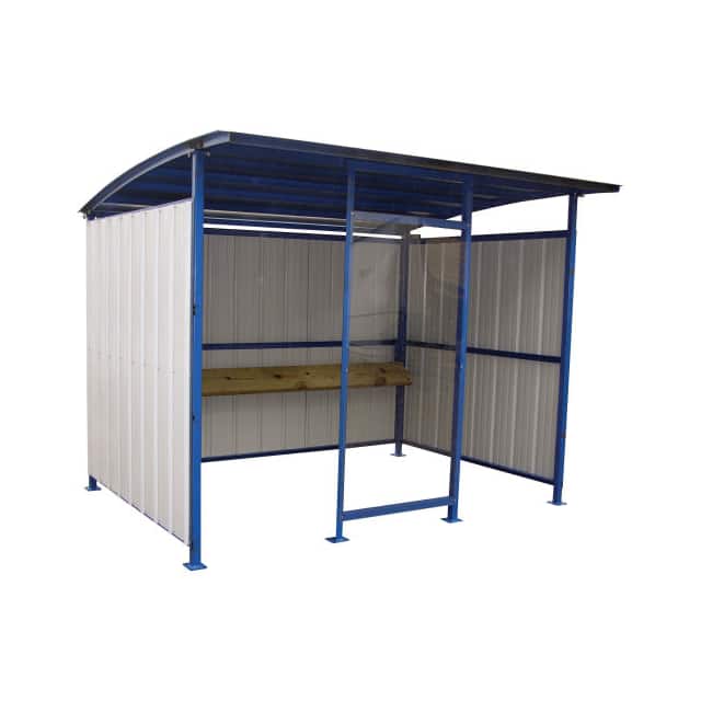 MDS-96-SM STEEL SMOKERS SHELTER W/CLEAR FR