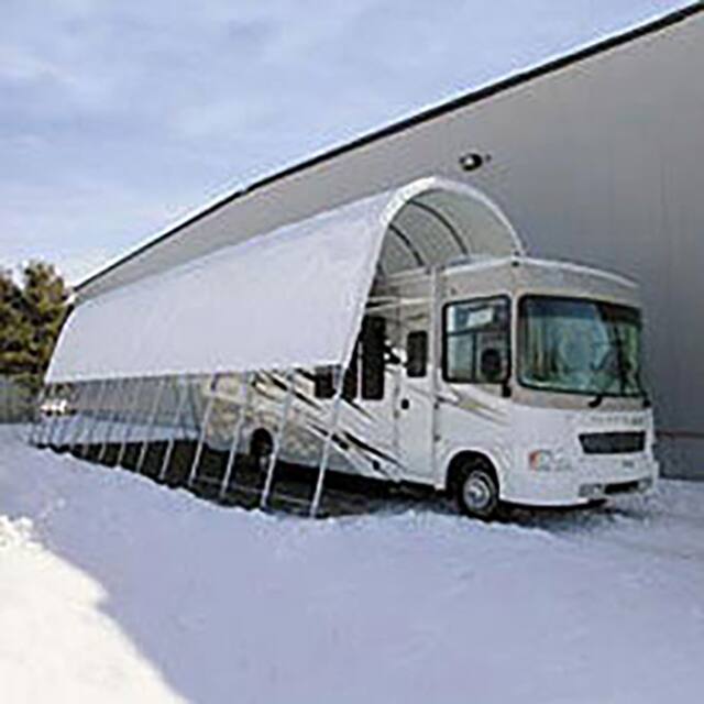 PB02908R4W OPEN GARAGE, 18'W X 16'H X 48'L