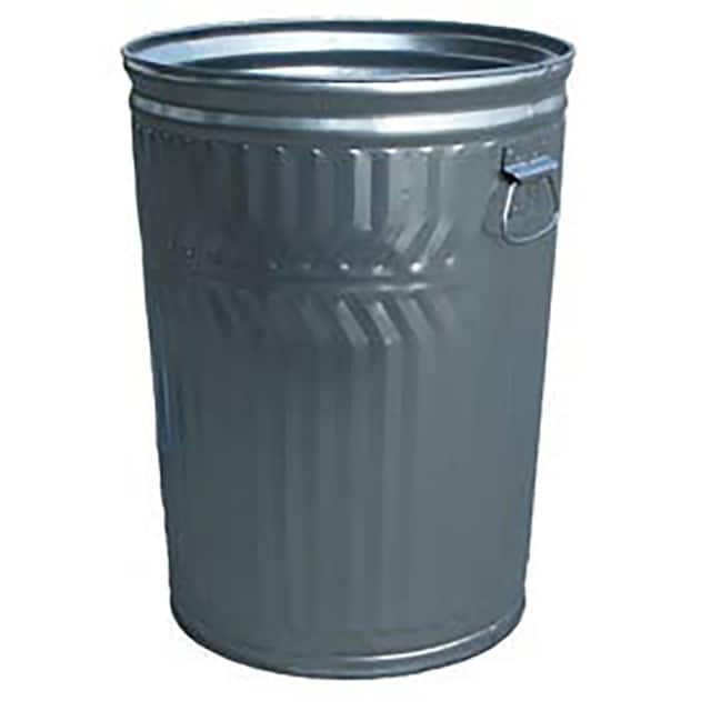 WCD20C GALVANIZED STEEL GARBAGE CAN, CO