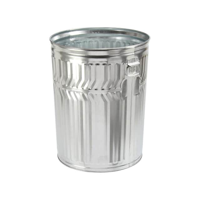 WCD32C GALVANIZED STEEL GARBAGE CAN,K C