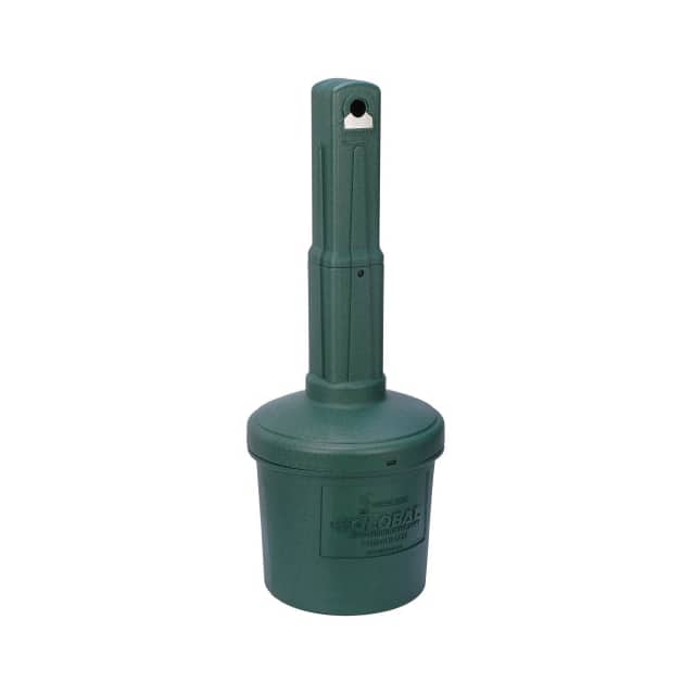 245133GN GREEN OUTDOOR ASHTRAY, 5 GALLON