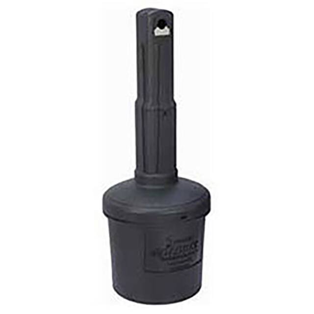 245133BK BLACK OUTDOOR ASHTRAY, 5 GALLON