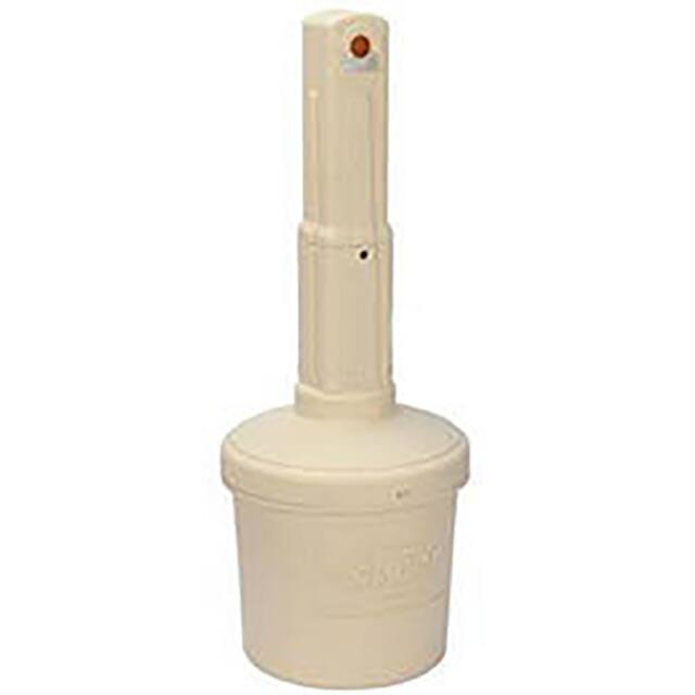 245133BG BEIGE OUTDOOR ASHTRAY, 5 GALLON