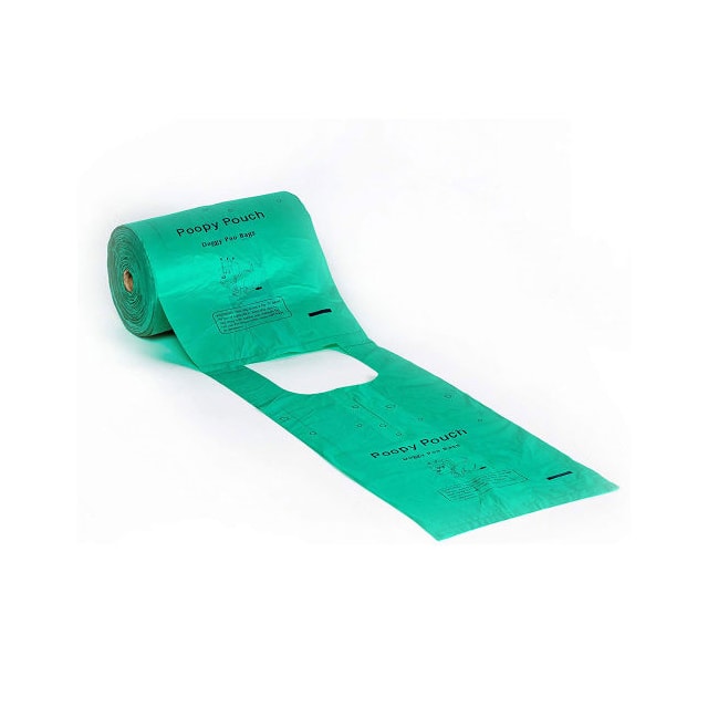 SD-6-400 TIE-HANDLE PET WASTE BAGS, 400 B