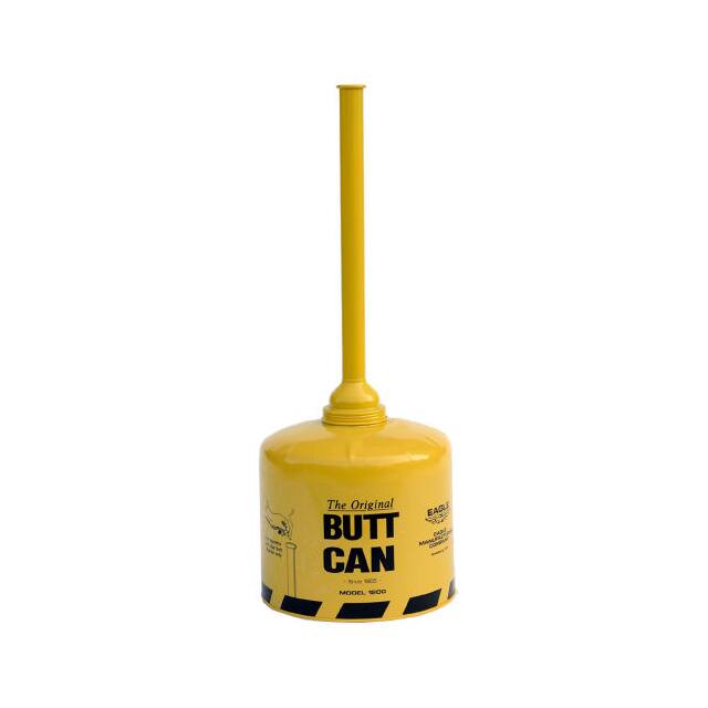 1200YELLOW 5 GAL GALVANIZED STEEL BUTT CAN