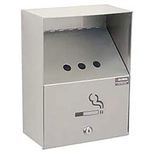WC909 WALL MOUNT OUTDOOR ASHTRAY 9"W X
