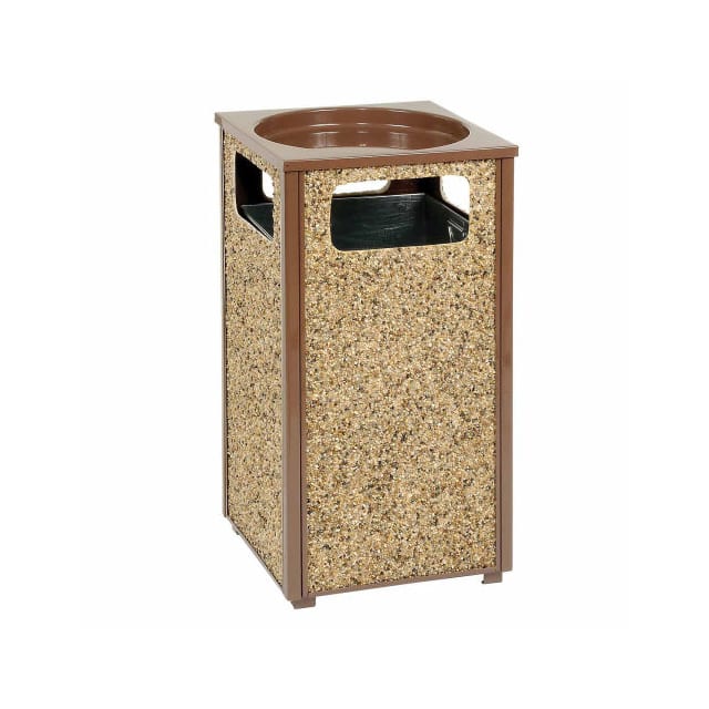 239577BN STONE PANEL TRASH SAND URN, 13-1