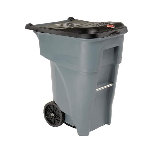 FG9W2100GRAY LARGE MOBILE WASTE RECEPTACLE, 6